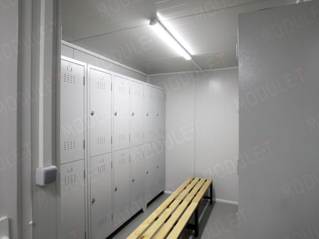 Flat Pack Locker Containers for Site Workers